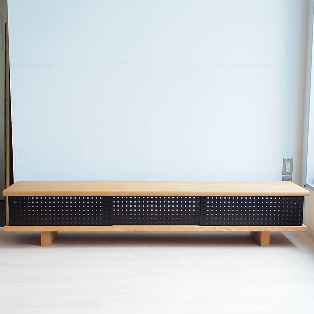柏木工/KASHIWA オーク無垢材 テレビボード 180cm TV台ローボード