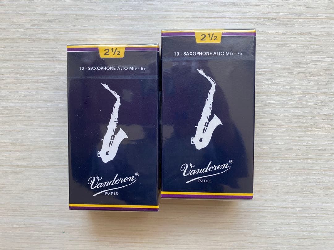 バンドーレン アルトサックスリード 青箱 2-1/2 10枚入り 2個セット