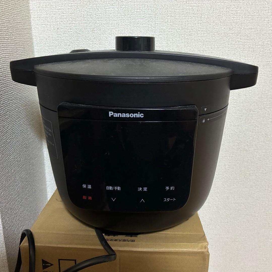 Panasonic 電気圧力鍋 ブラック　NF-PC400