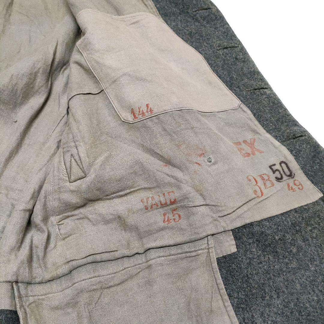 40s ヴィンテージ スイス軍 ウールコート ミリタリー ワークジャケット