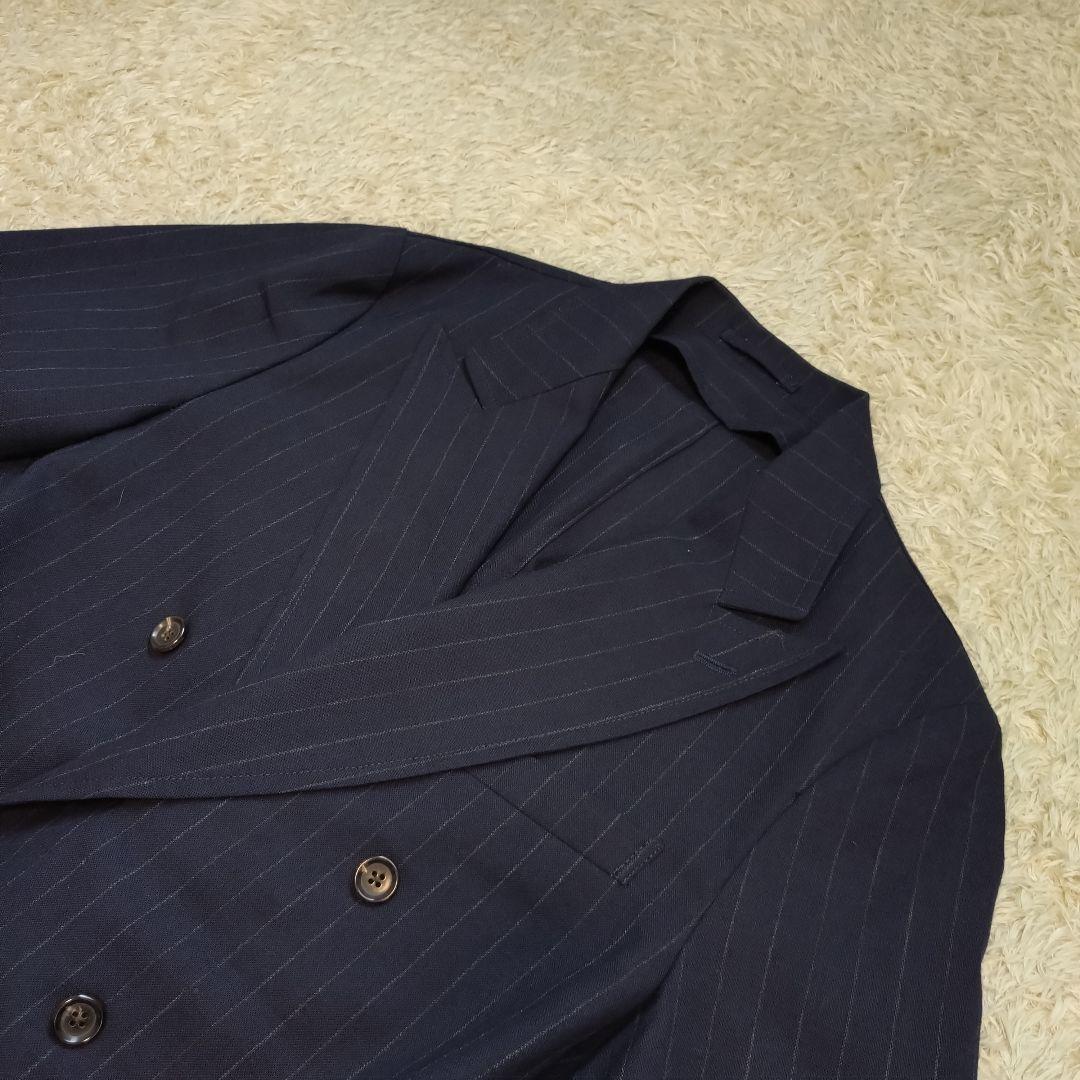 美品⭐トゥモローランド　ピルグリム　テーラードジャケット　ダブル　ネイビー　3L