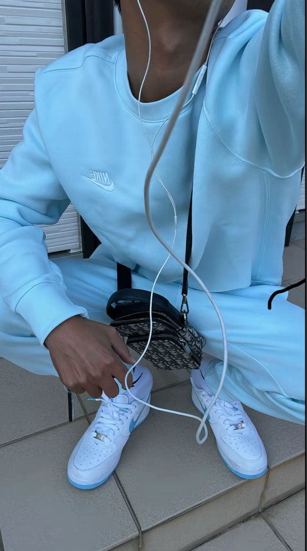 Nike 水色 スウェット トレーナー