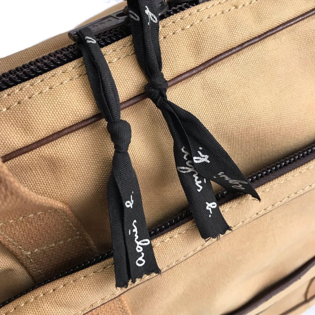 Whitehouse Cox ボストン　 キャンパス　バッグアニエスベー　レザー