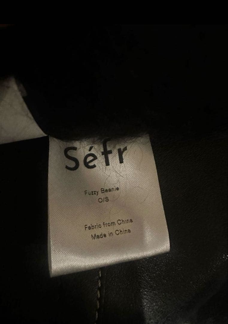 sefr ブラッシュドビーニー