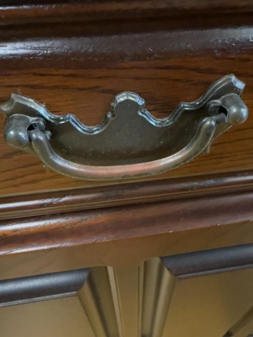 太田長 ATLANTA アトランタ ガラス扉 縦型キャビネット