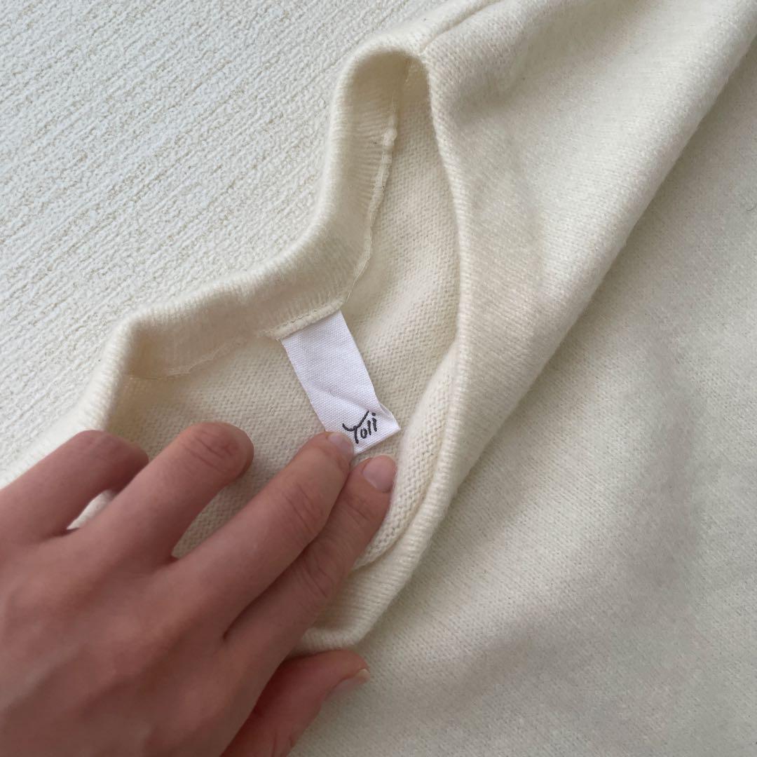 Yoli◯ヨリ◯Long knit onepiece ホワイト