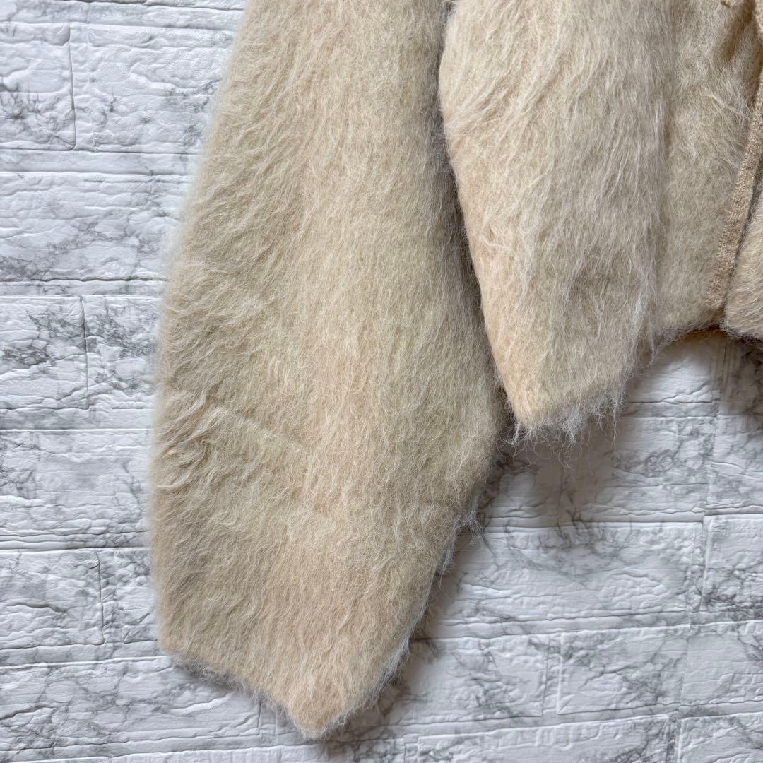 【美品 】ADAM ET ROPÉ アルパカフラッフィーカーディガン F