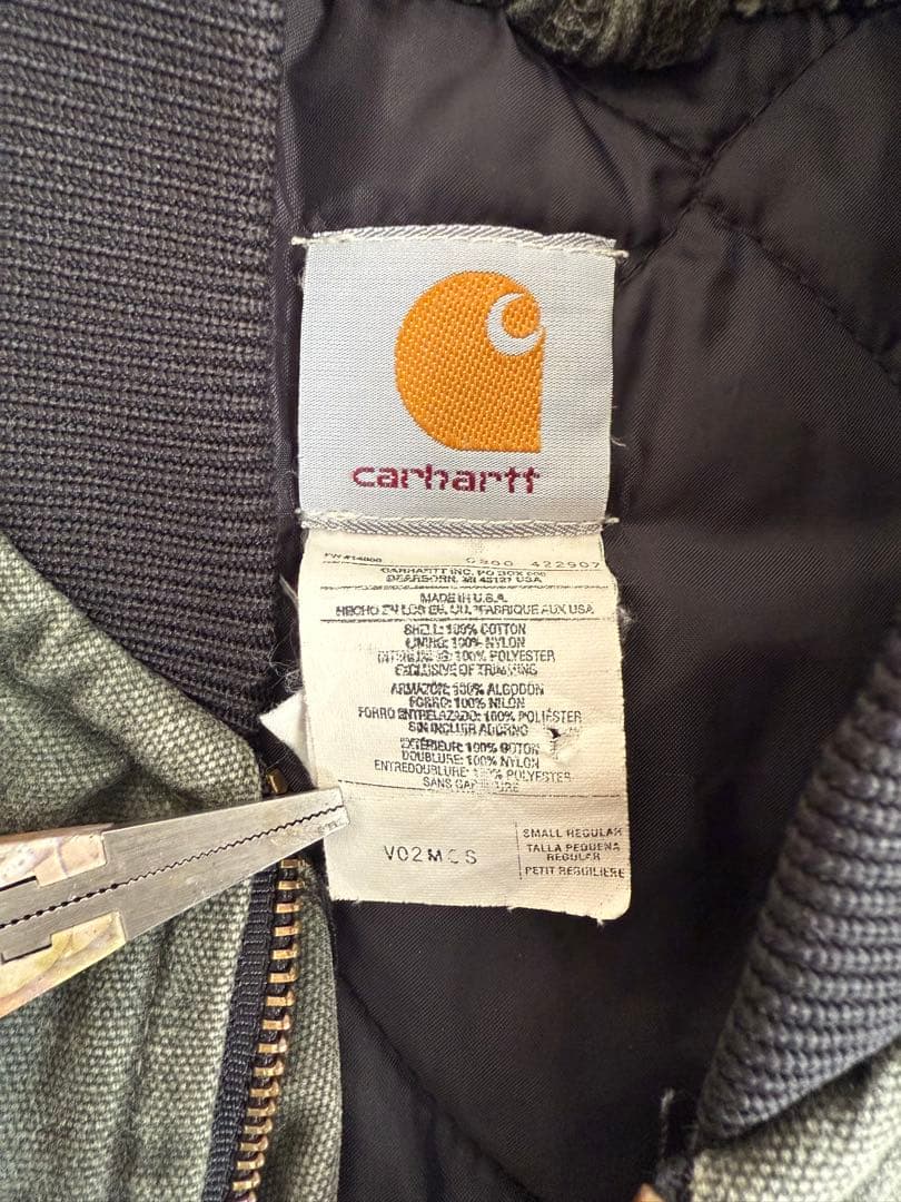 USA製 90s vintage ベスト S MOS極上フェード カーハート