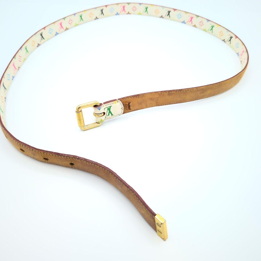 LOUIS VUITTON サンチュール・キャレ モノグラム マルチカラー