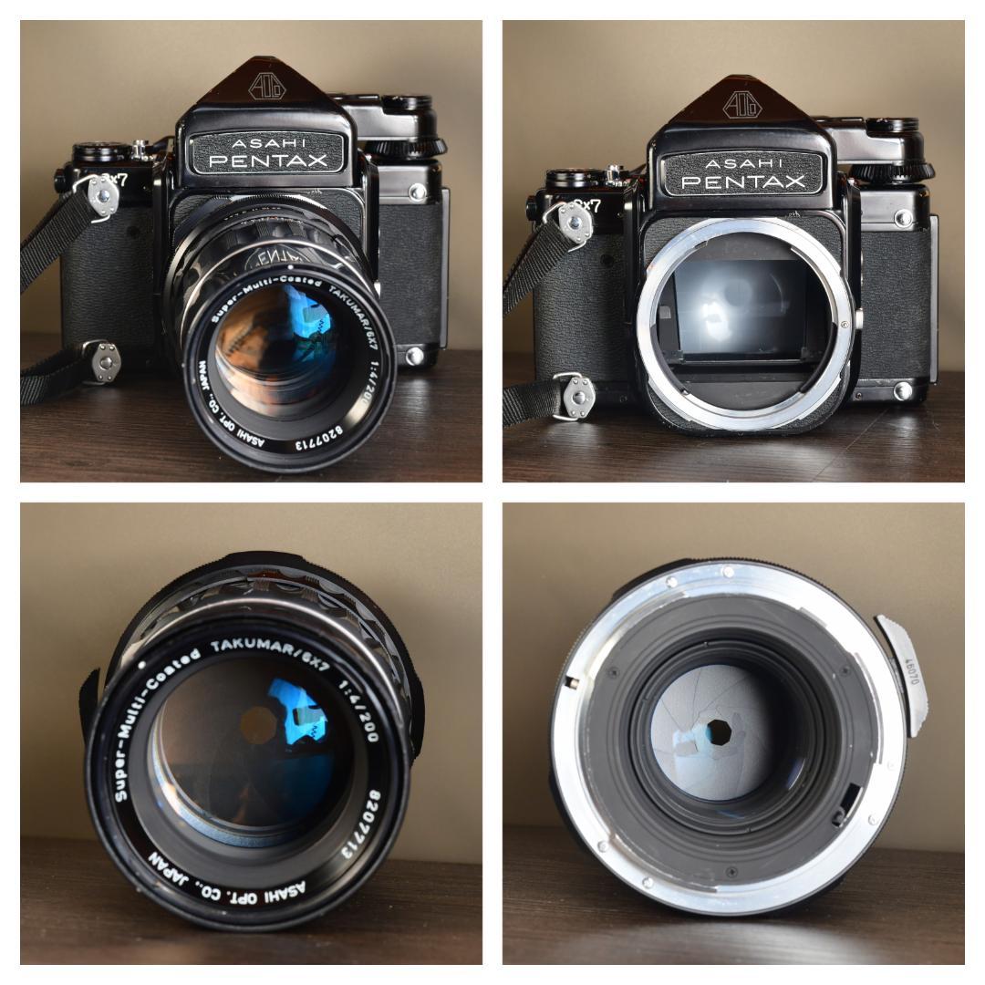 【分解清掃・整備済】 PENTAX 6×7 TTLファインダー 67 レンズ付き