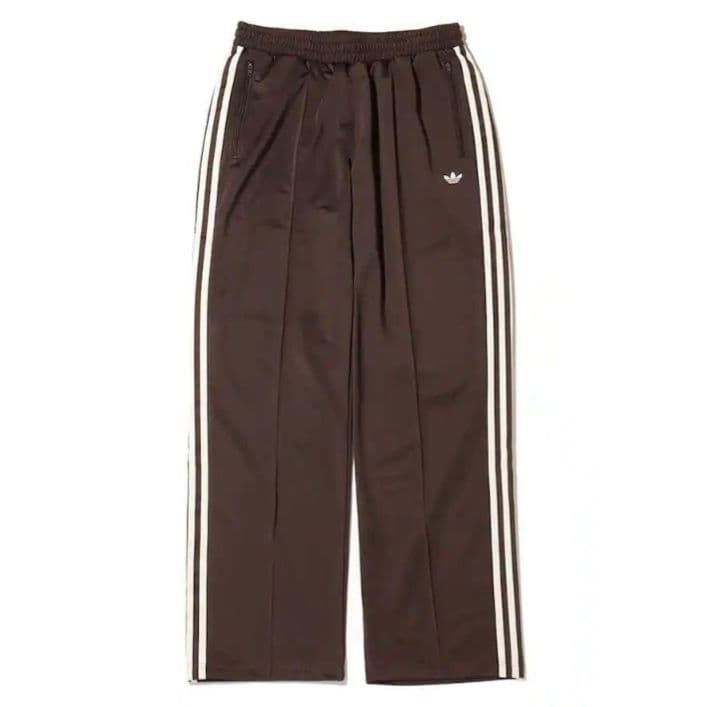 アディダスオリジナルス　ベッケンバウアー　トラックパンツ　ブラウン　Lサイズ