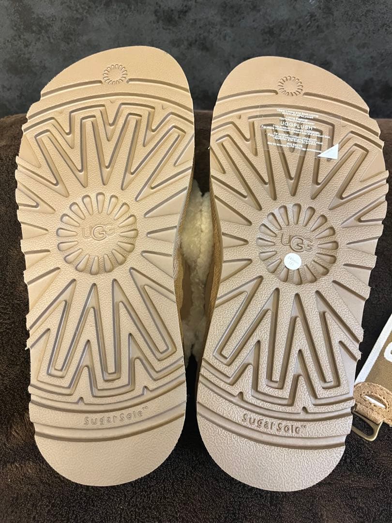 UGG アグ ブラウン 厚底サボサンダル ブーツ24CM