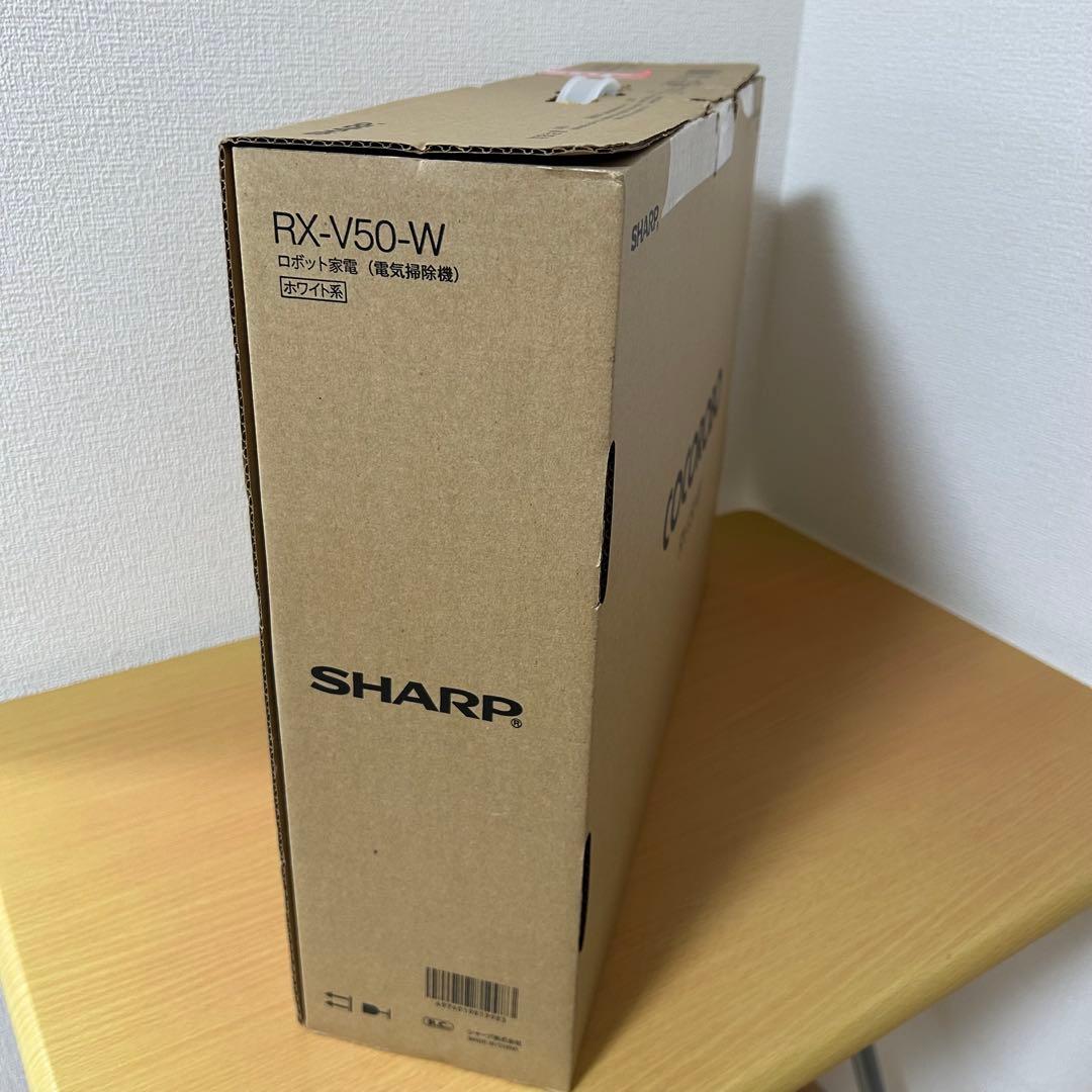 SHARP ロボット家電 電気掃除機 RX-V50-W ロボット掃除機