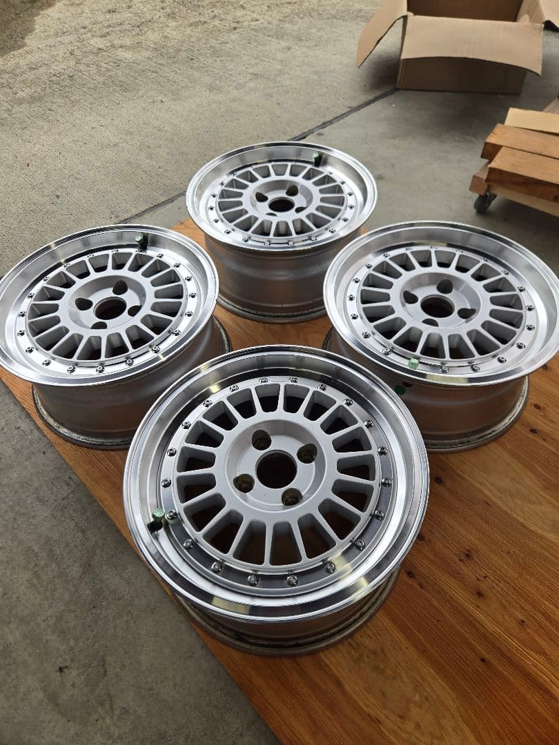 ステルスレーシング　15インチ 7J ホイール4本セット