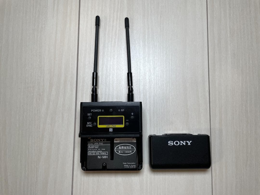 【中古完動品】 SONY URX-P40 ポータブルダイバーシティーチューナー