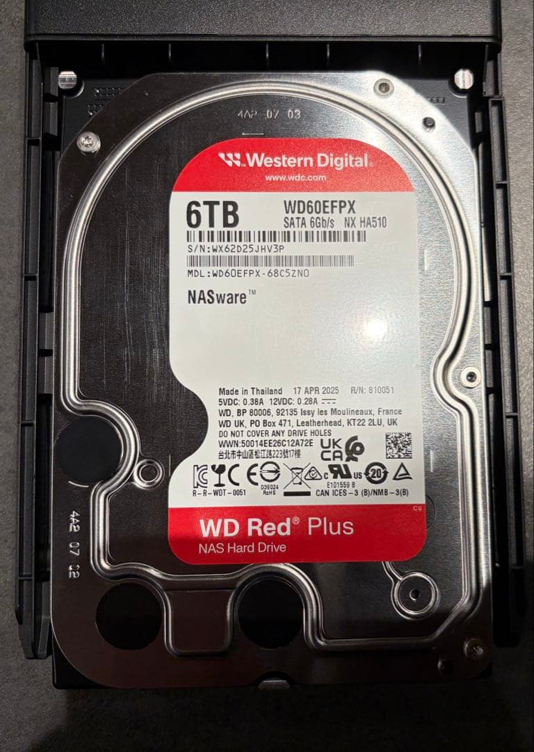 6TB HDD付 UGREEN NASync DXP2800 2ベイデスクトップ