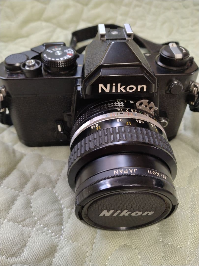 中古良品 Nikon FM ブラック ボディ　Nikkor 50mm1.4