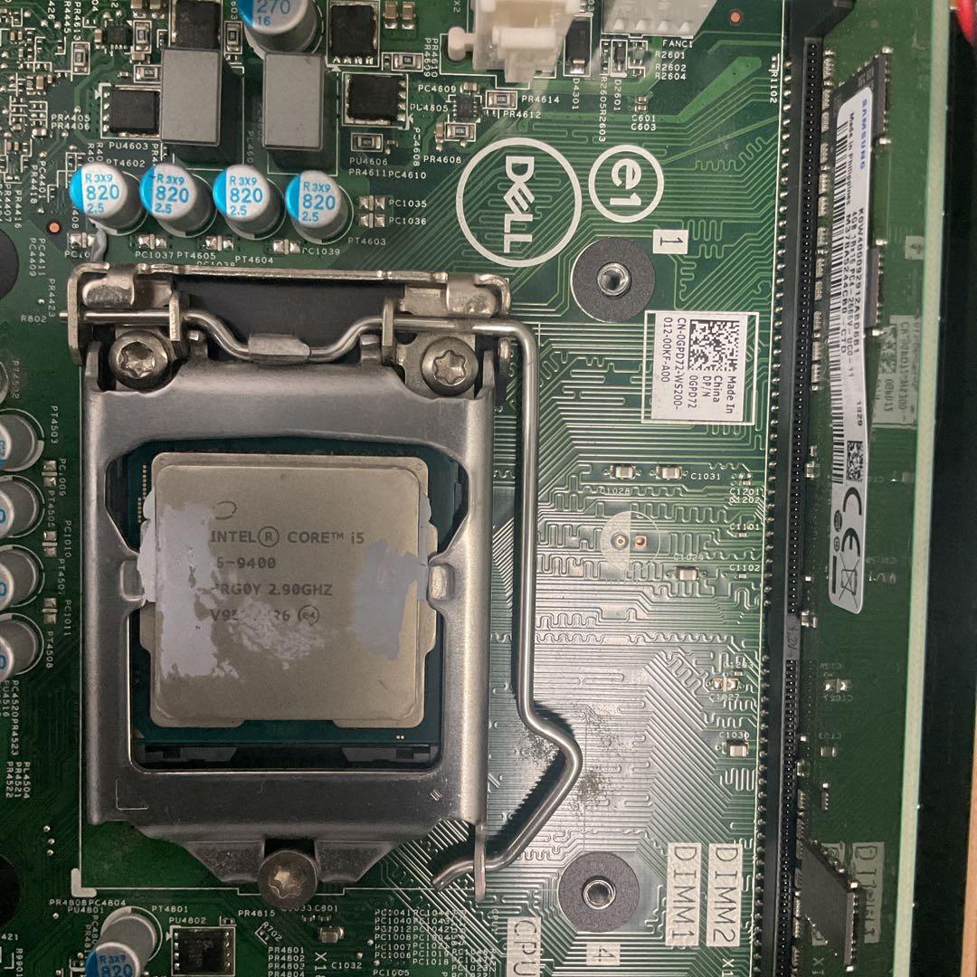 ［ジャンク］Dellデスクトップパソコンi5-9400本体と電源ケーブルのみ