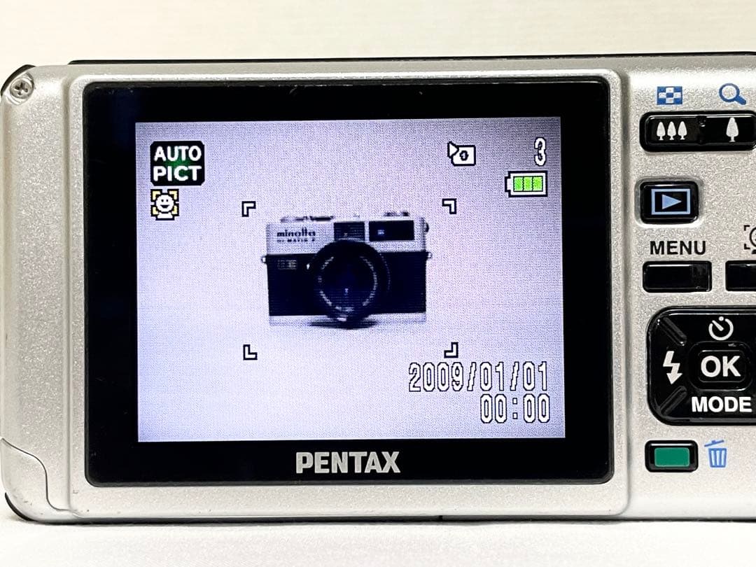 【美品・完動品】　PENTAX Optio W80 動作確認済