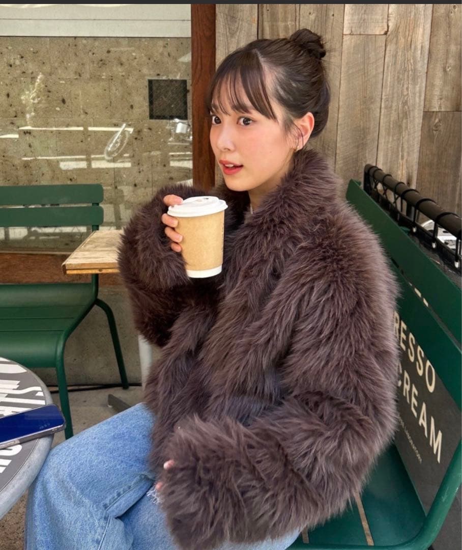 tatan【美品】mystic ショートファーコート