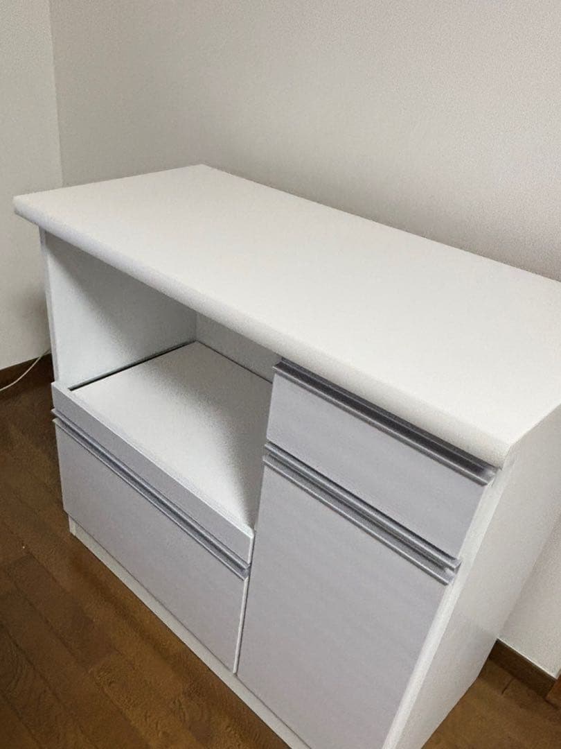 食器棚　収納　ロータイプ　キッチンカウンター　幅90