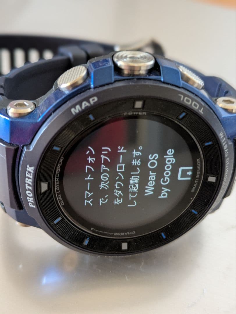 稼働品 初期化済み　CASIO PROTREK スマートウォッチ　WSD-F30