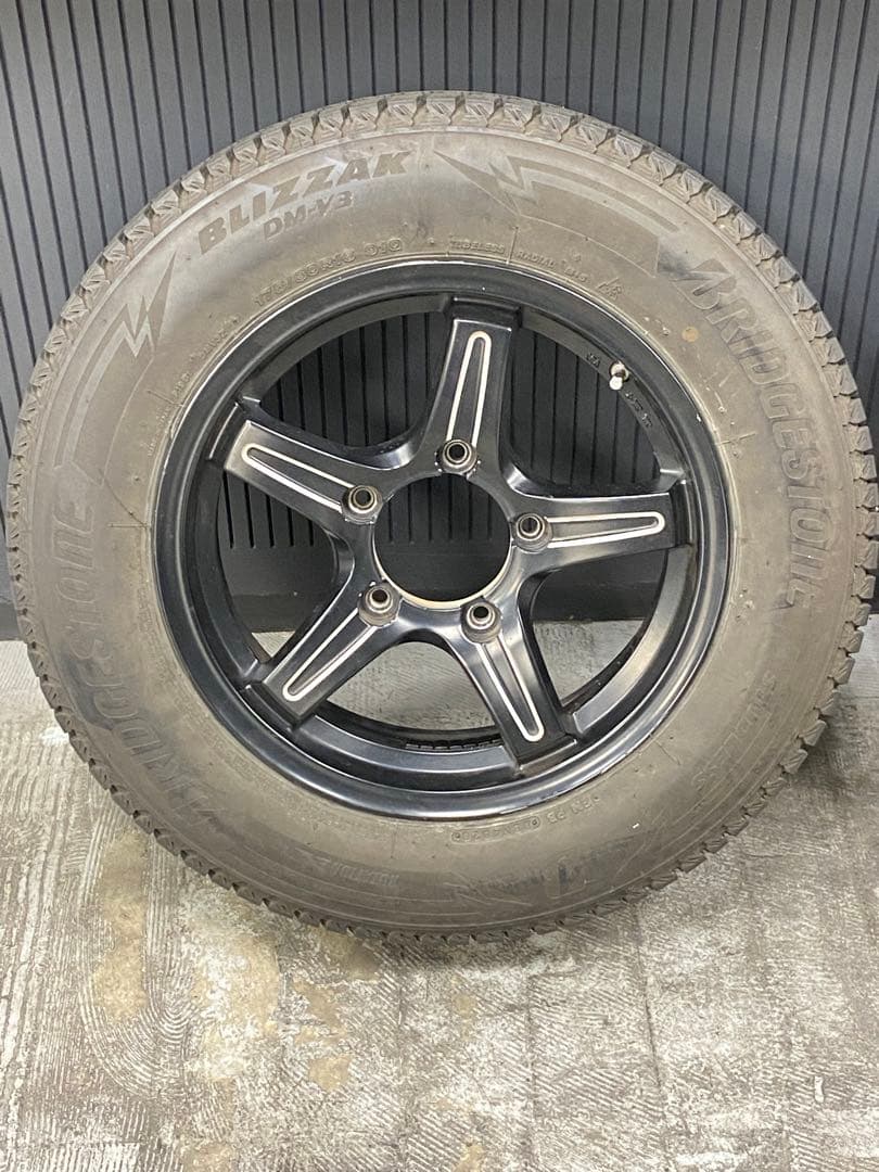 ジムニー 純正アルミ ブリヂストン ブリザックDM-V3 スタッドレス