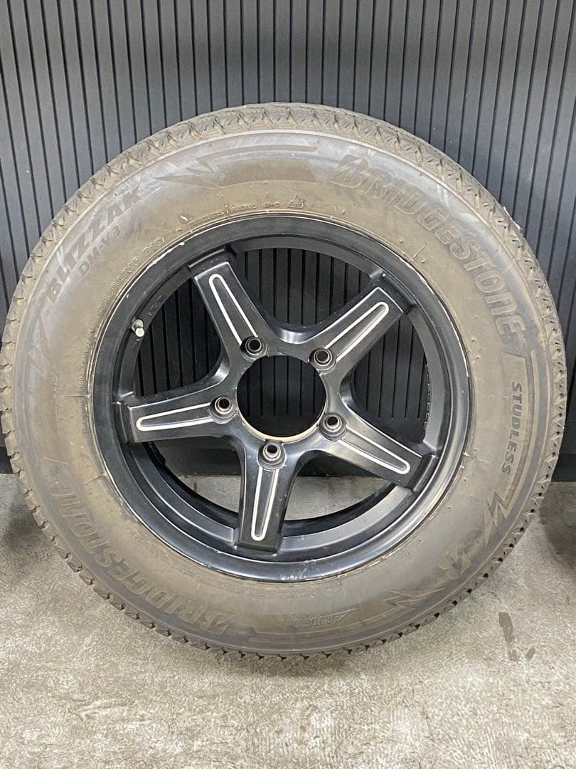 ジムニー 純正アルミ ブリヂストン ブリザックDM-V3 スタッドレス