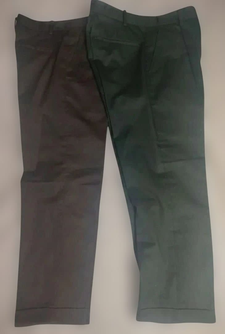 ホン.D.ケフィ　WACKO MARIA スラックス　オリーブ カーキ