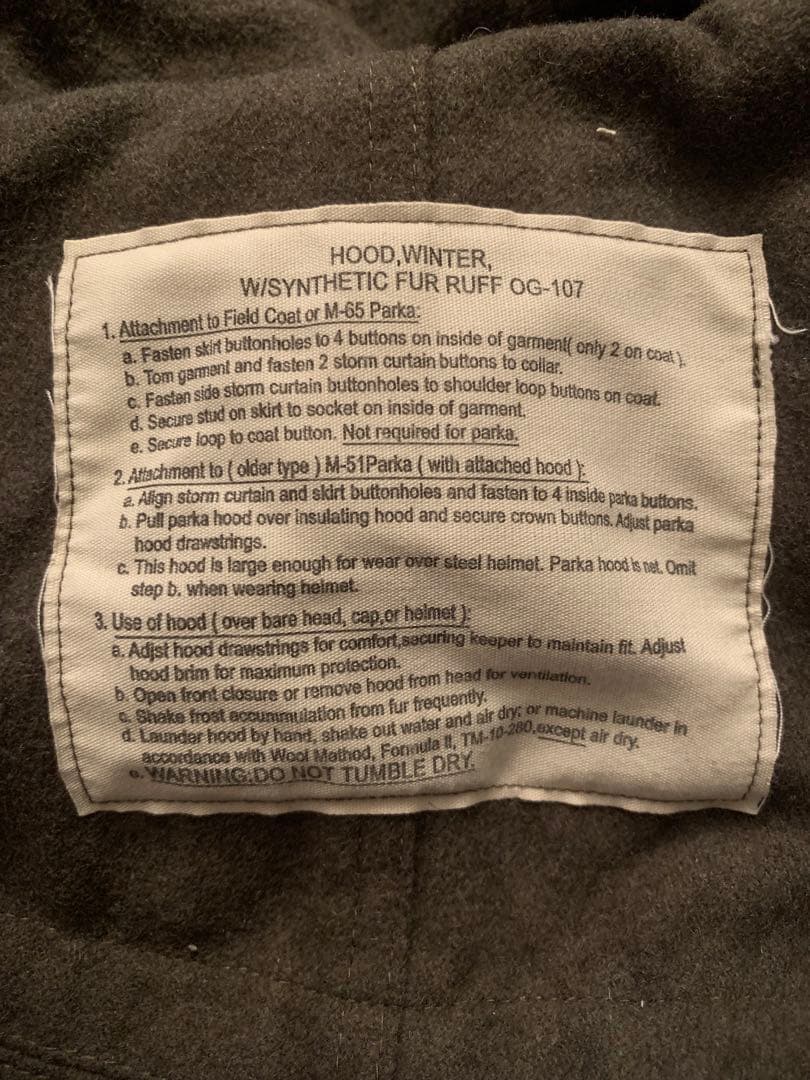 美品YMCLKY M-65 フィッシュテールパーカー フルセット M(XL相当)