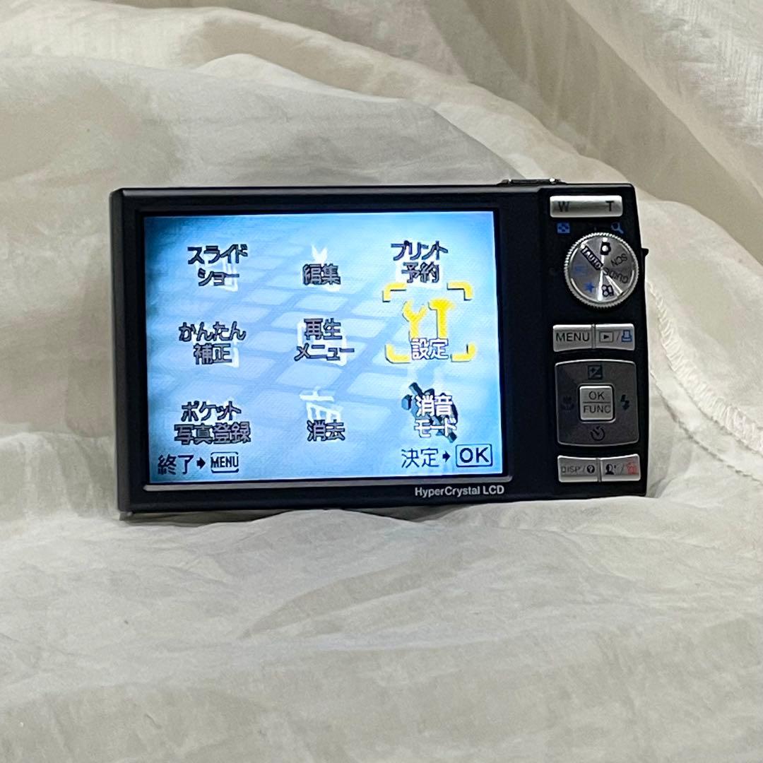 美品 OLYMPUS オリンパス μ ミュー 1060 シルバー デジカメ