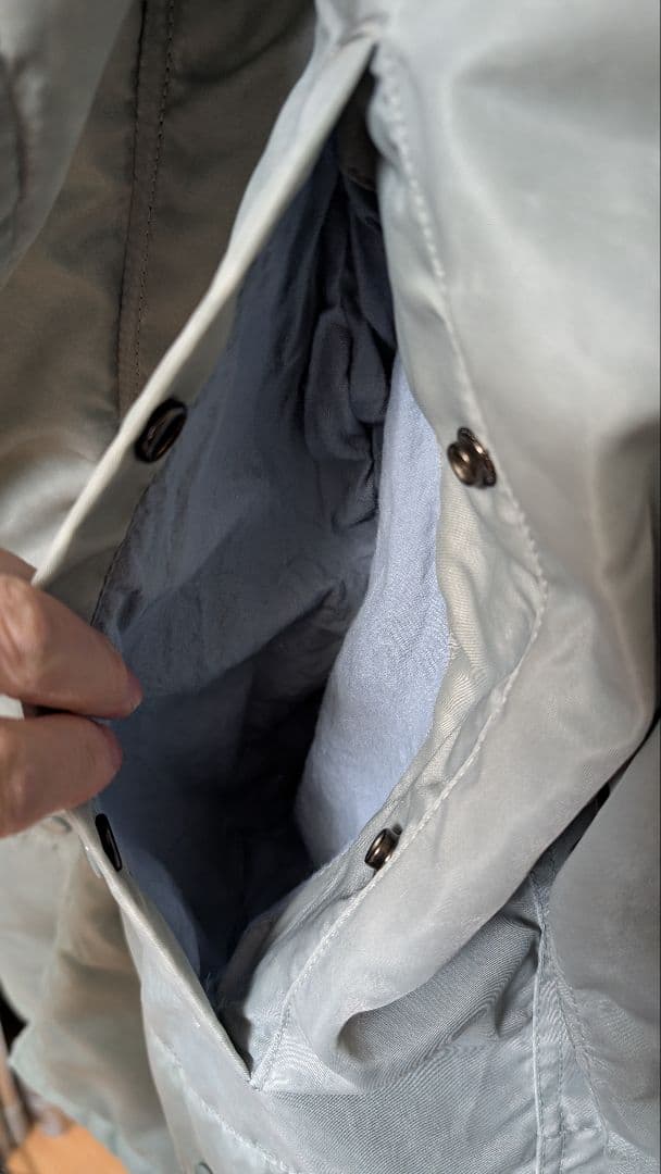 極上軍物 N-3B フライトジャケットグレーカーキ M/L n3b ミリタリー