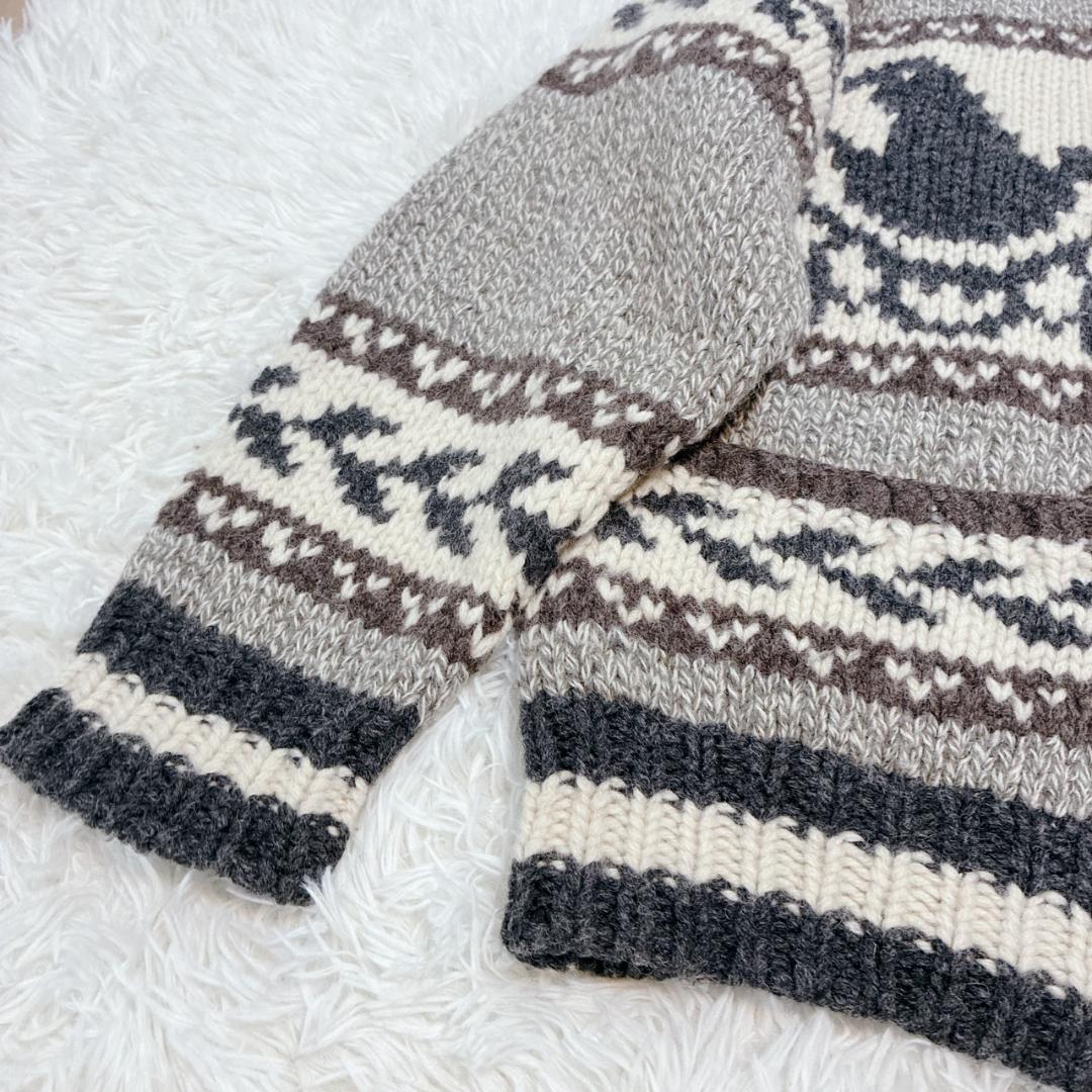 初期タグ CHAPS RALPH LAUREN 80s カウチンニット バード