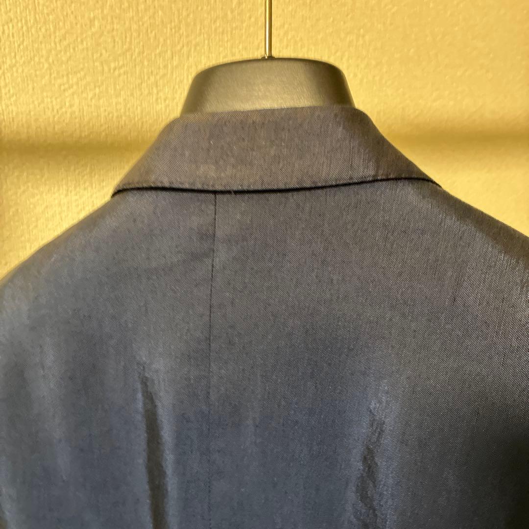 エトロ　ネイビー テーラードジャケット