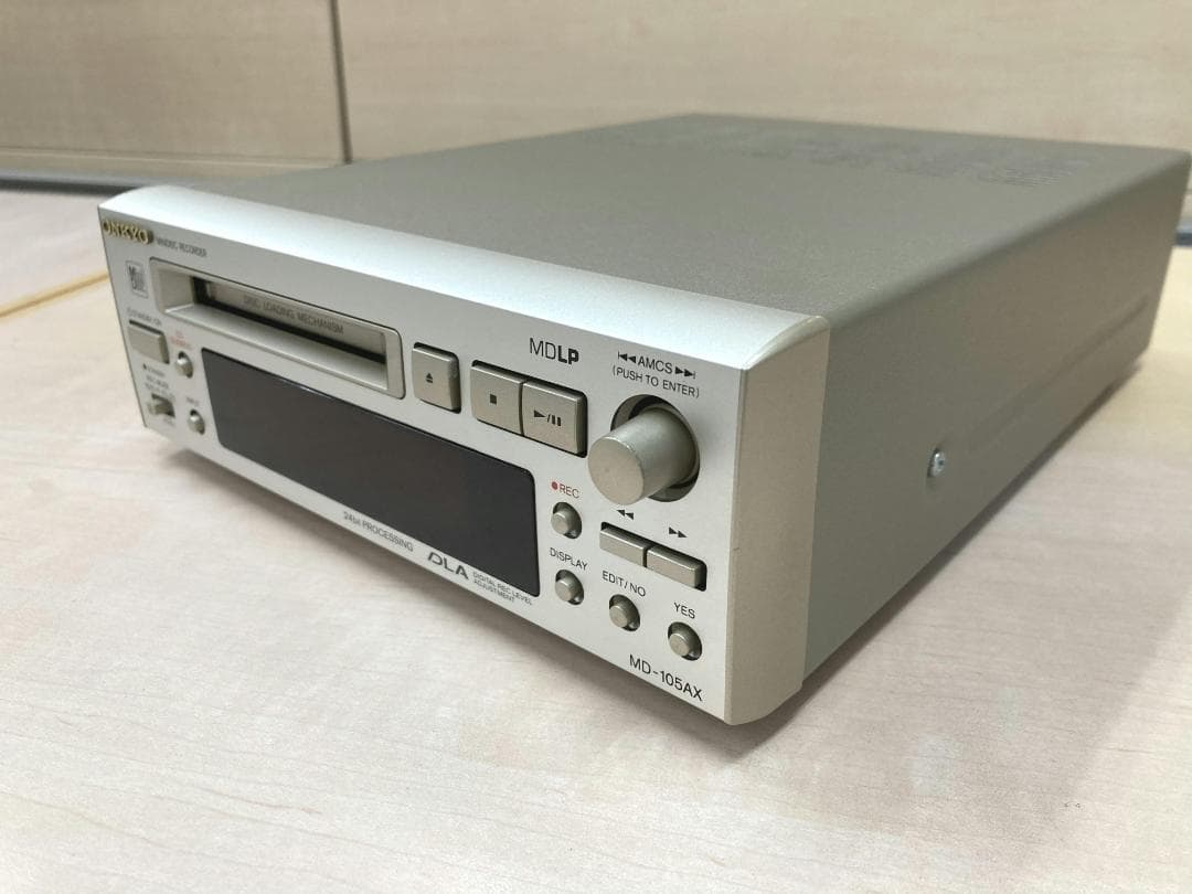 ★整備済み★ONKYO　MD-105AX　MDレコーダー　動作良好　上美品