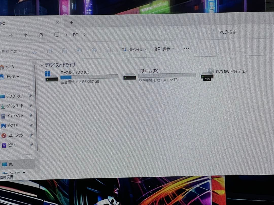 NEC MATE デスクトップパソコンOffice/ 新品SSD256/3TB