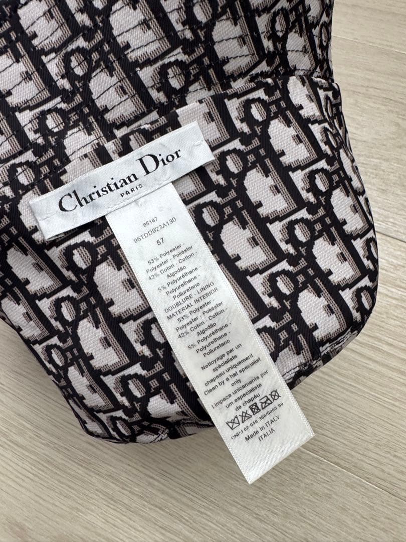 美品 Christian Dior バケハ 57