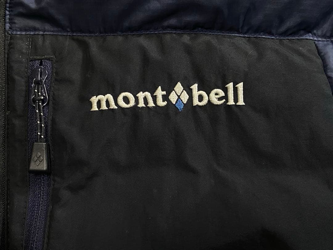 モンベル 1101492 コロラドパーカ リバーシブル ダウンジャケットL黒x紺