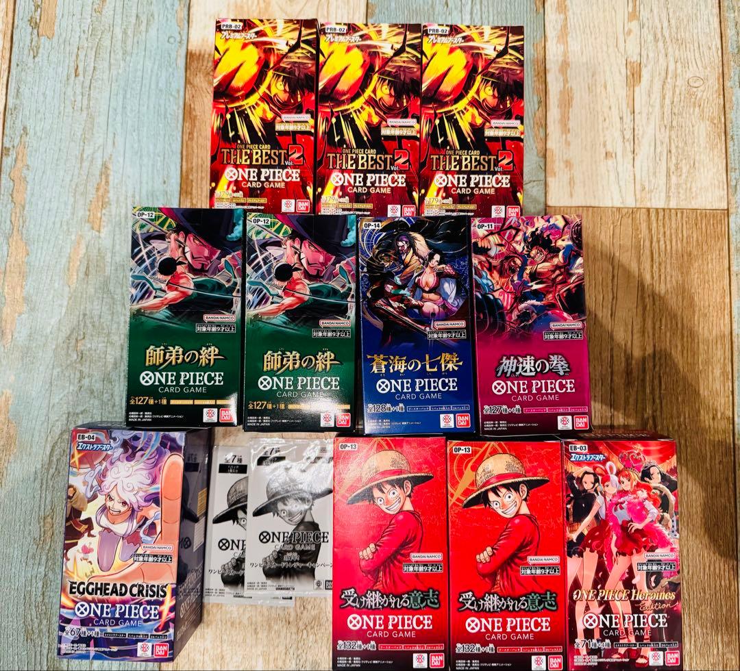ワンピース カードゲーム ボックスセット まとめ売り 受け継がれる意思 テープ付