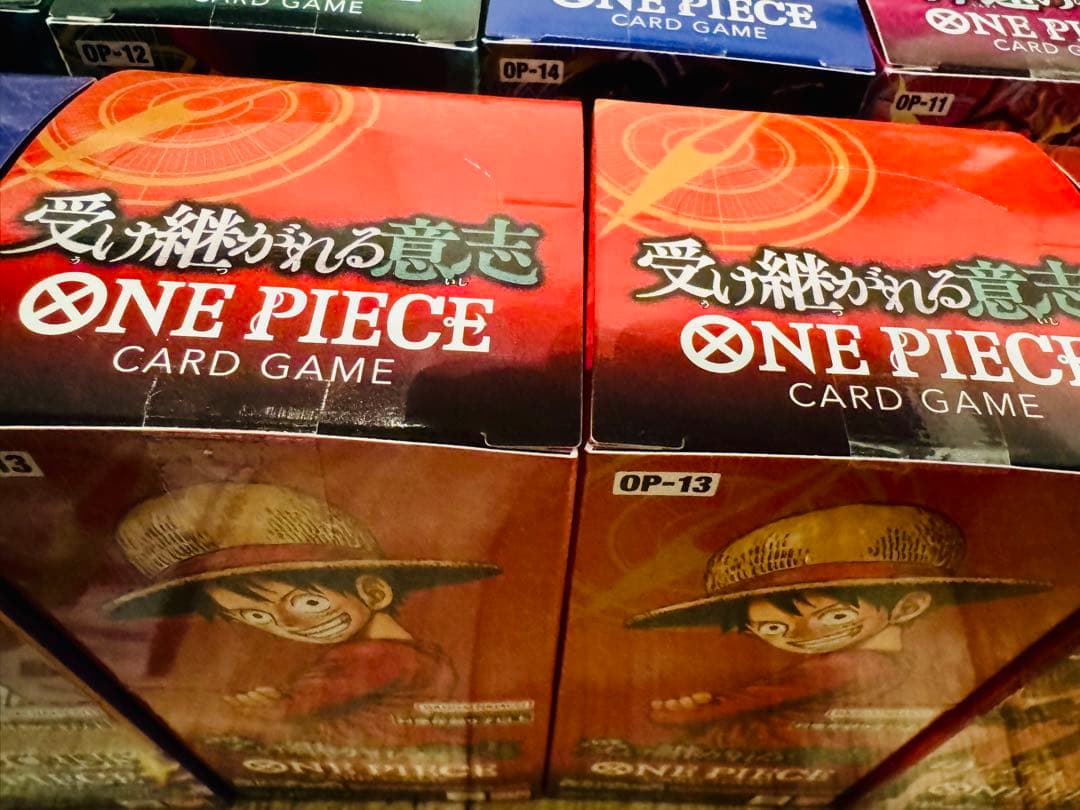 ワンピース カードゲーム ボックスセット まとめ売り 受け継がれる意思 テープ付