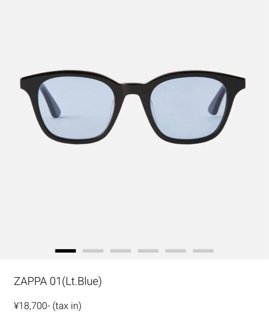 A.D.S.R ZAPPA 01 ライトブルー サングラス