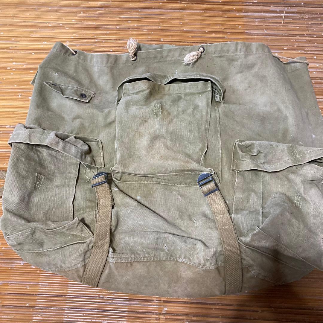 暇人様 WW2 40s US.ARMY Cotton Canvas Bag