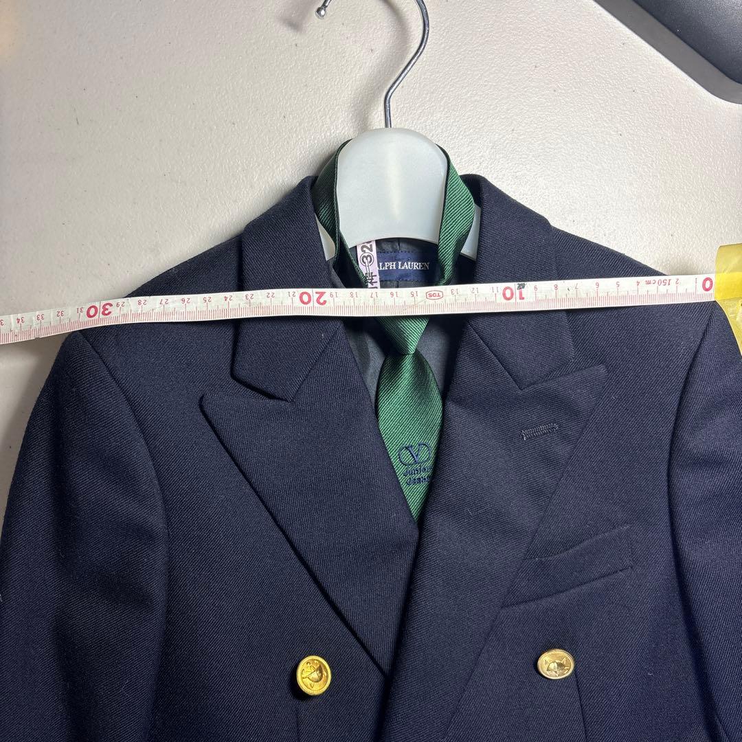 ラルフローレン 120サイズ　濃紺ダブル　セットアップ　美品
