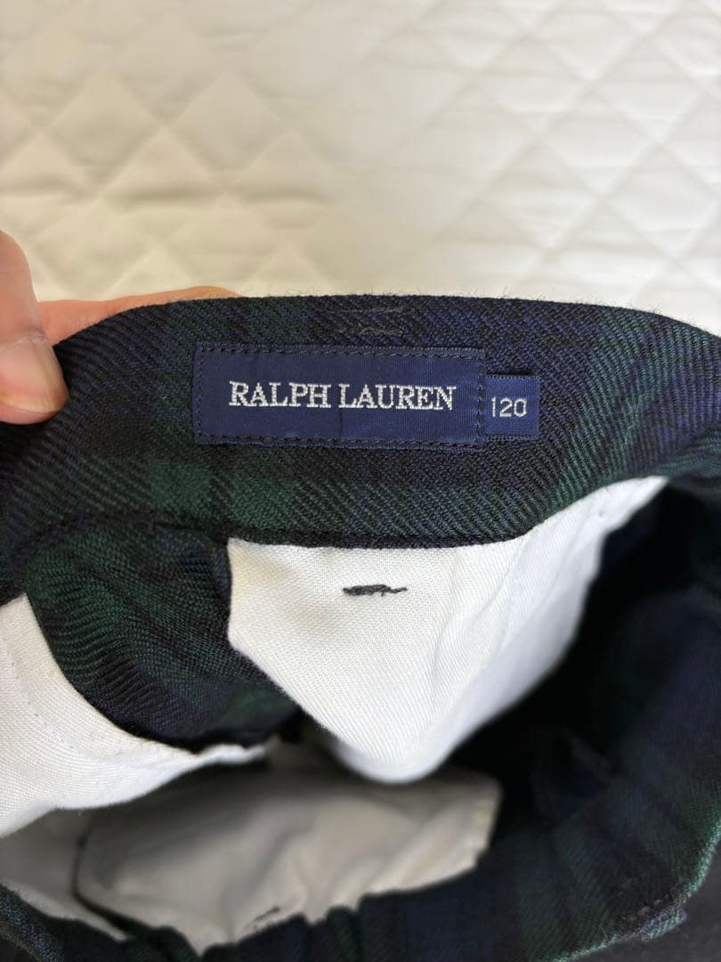 ラルフローレン 120サイズ　濃紺ダブル　セットアップ　美品