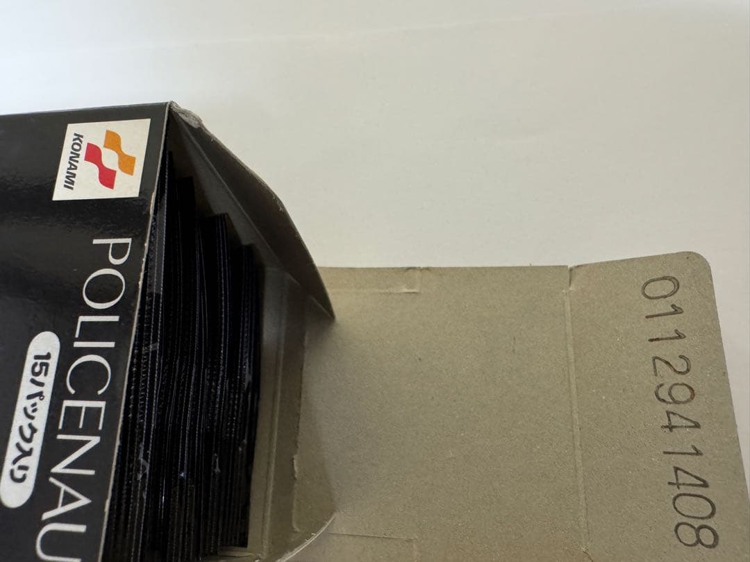 コナミコレクションカード ポリスノーツ 未開封15パック　POLICENAUTS