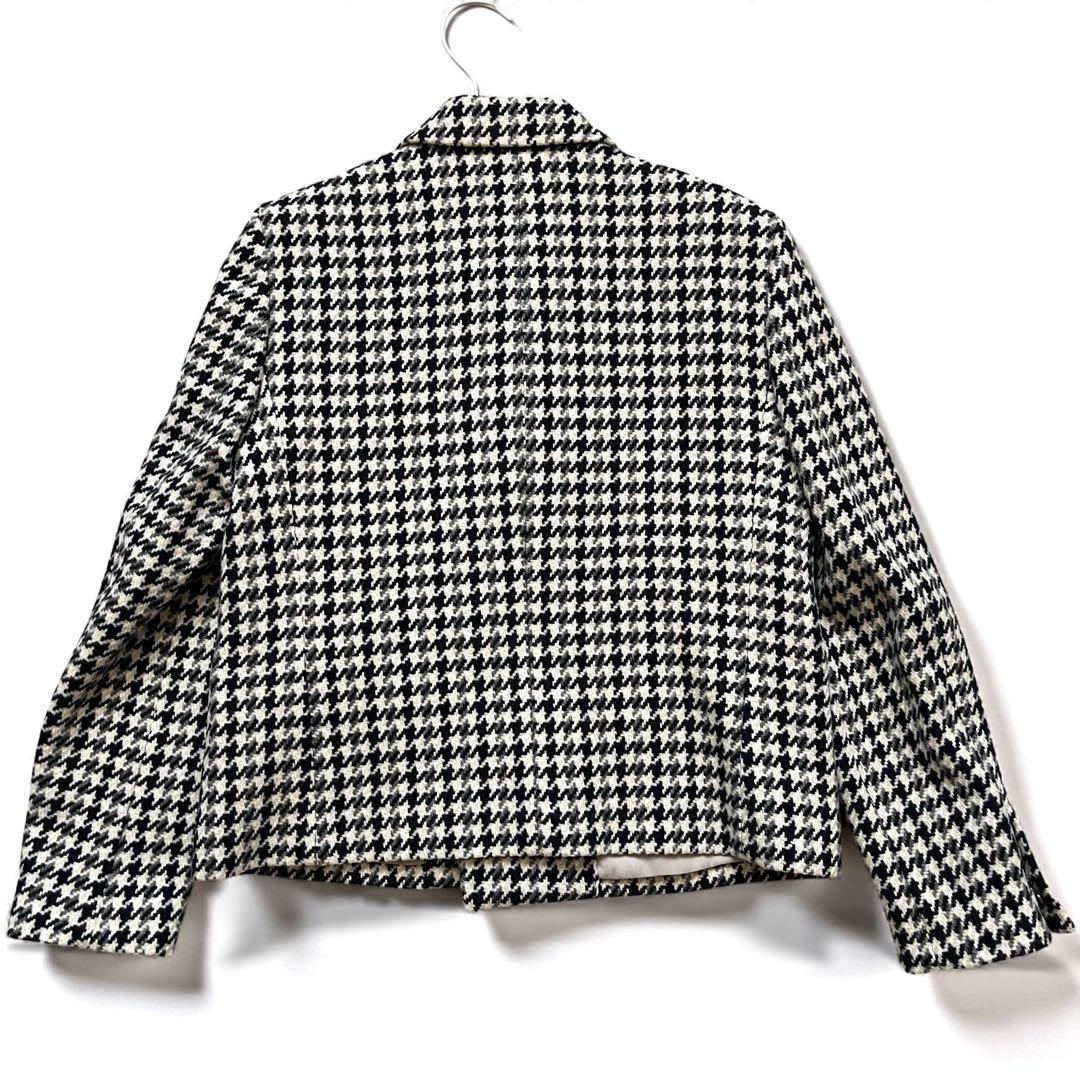 未使用 タグ付き Theory ハウンドトゥース ツイードジャケット サイズ4