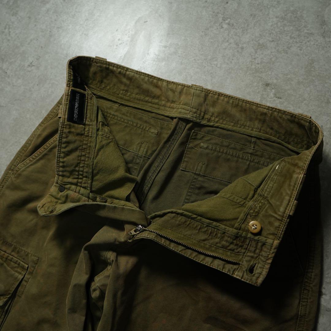 archive EMPORIO ARMANI 00s カーゴパンツ フェード