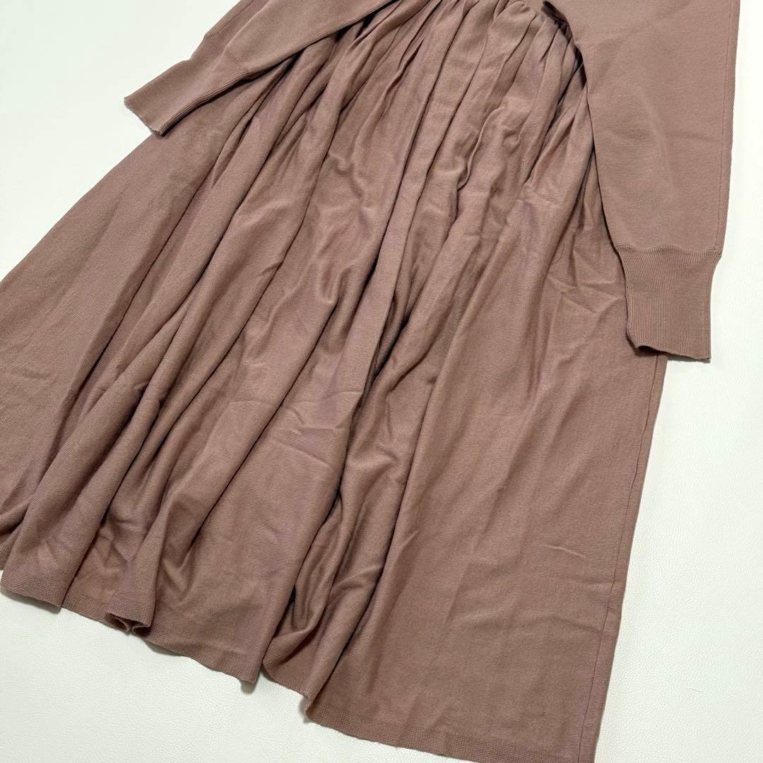 定番人気✨ カレンソロジー　ウールハイネックギャザーワンピース