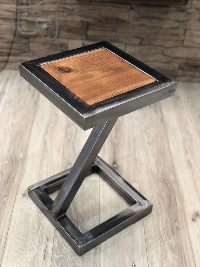 wood×iron サイドテーブル