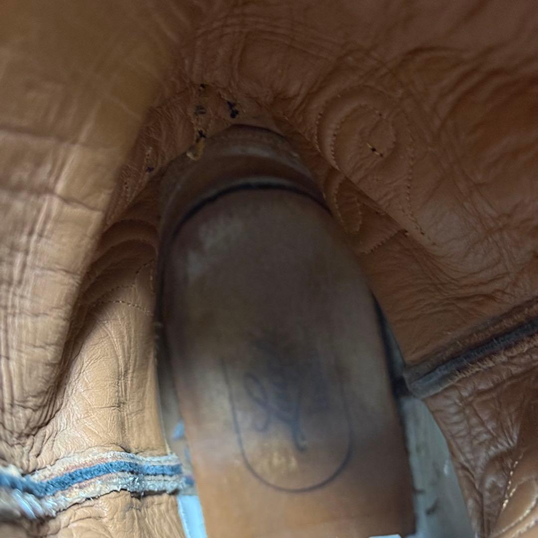 極美品⭐️ Lucchese ルケーシー　ウエスタンブーツ　エキゾチックレザー